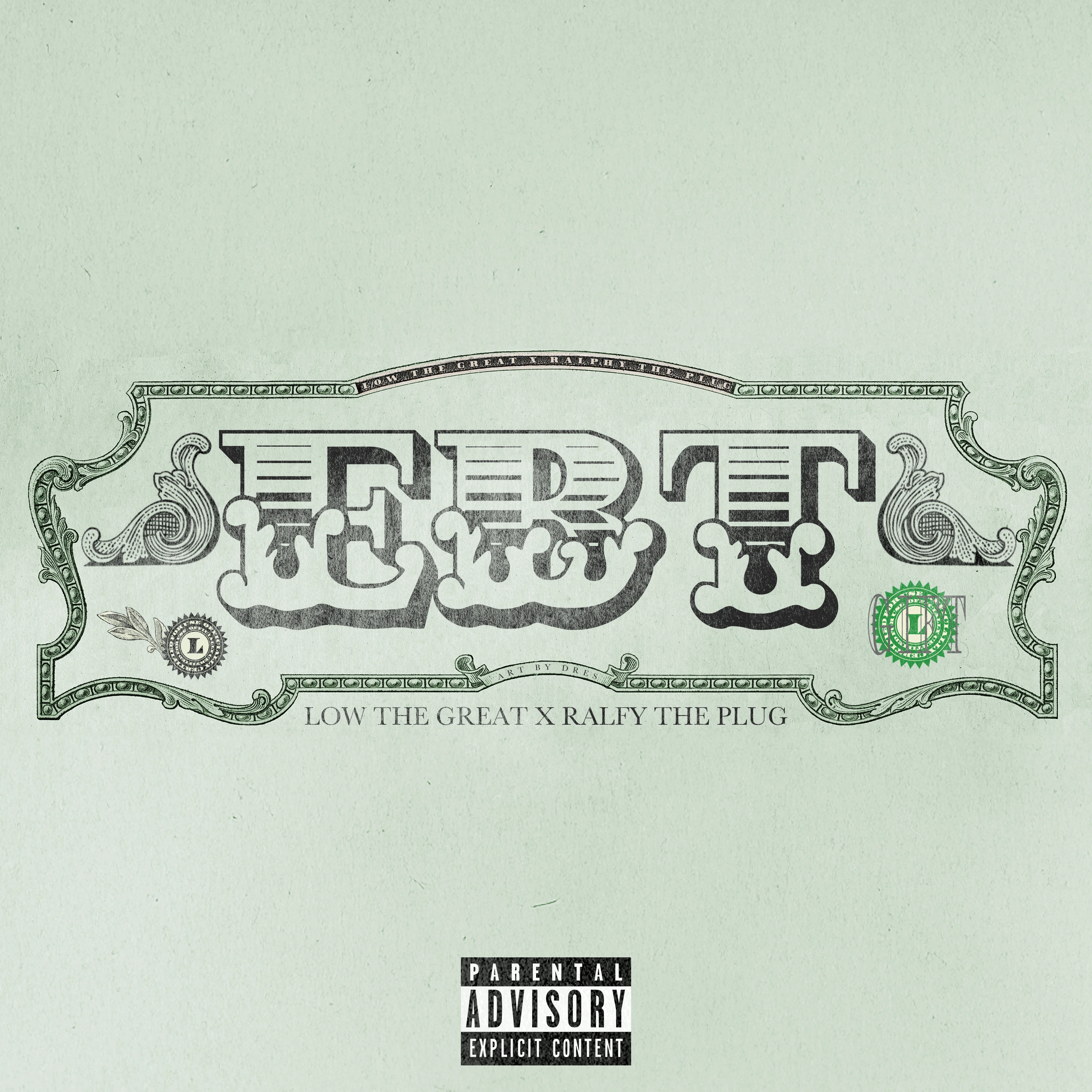 Hip hop album cover artwork by DRES.GFX, Los Angeles music graphic designer