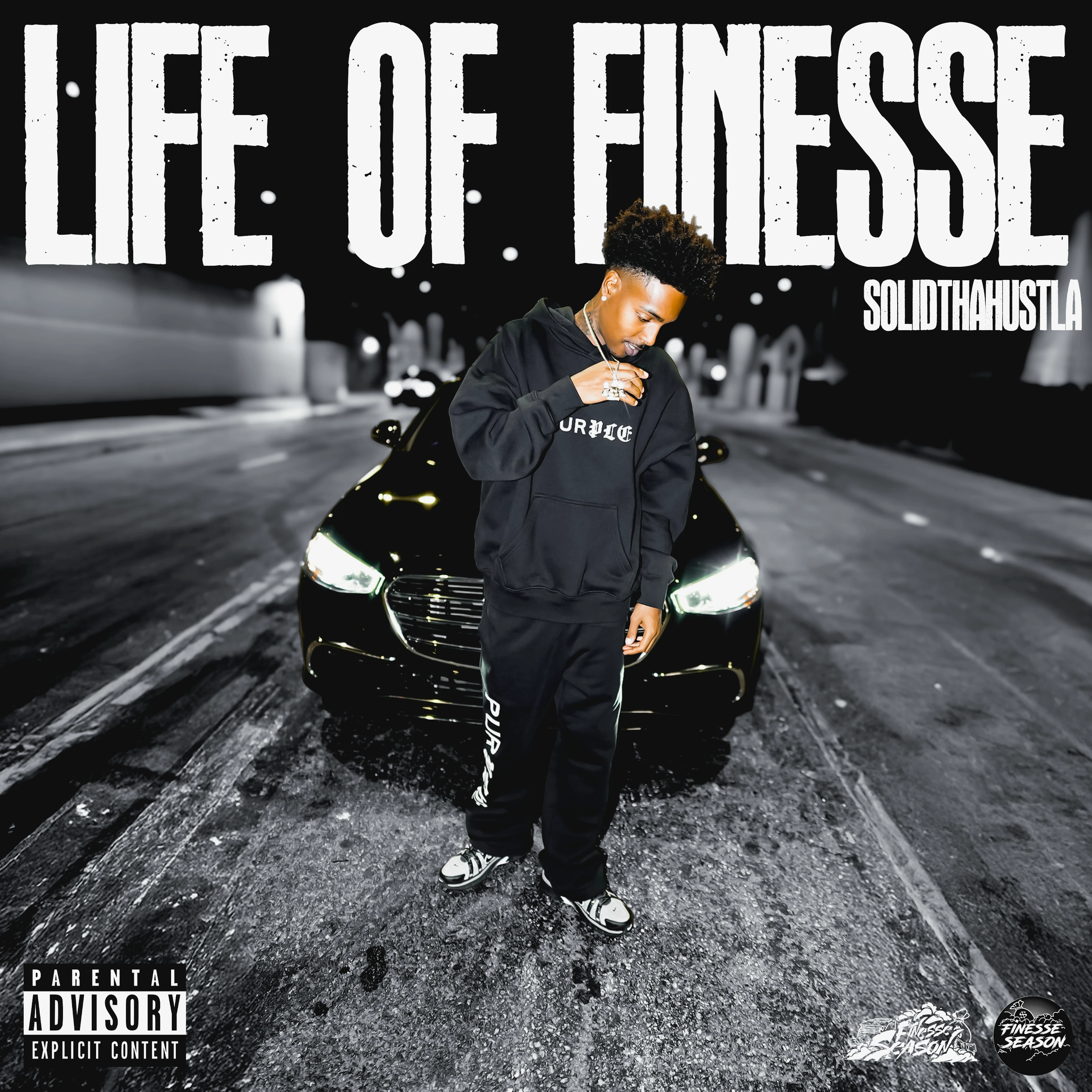 Hip hop album cover artwork by DRES.GFX, Los Angeles music graphic designer