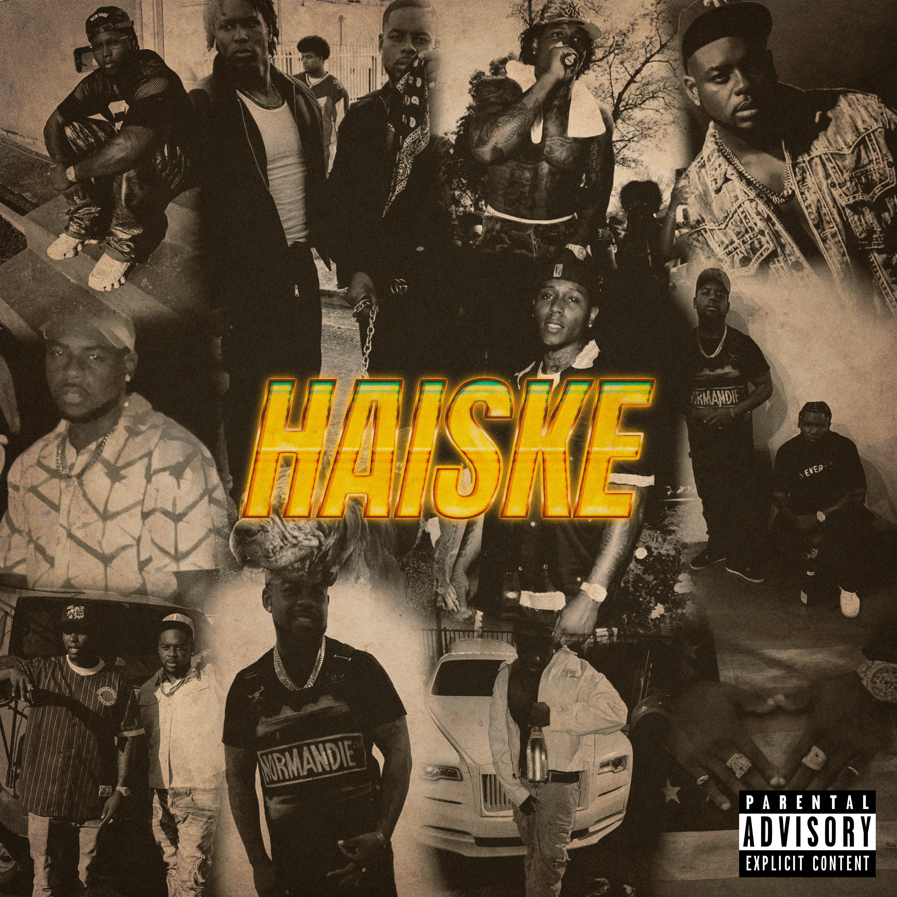 Rap album cover art design by DRES.GFX, Los Angeles music graphic designer