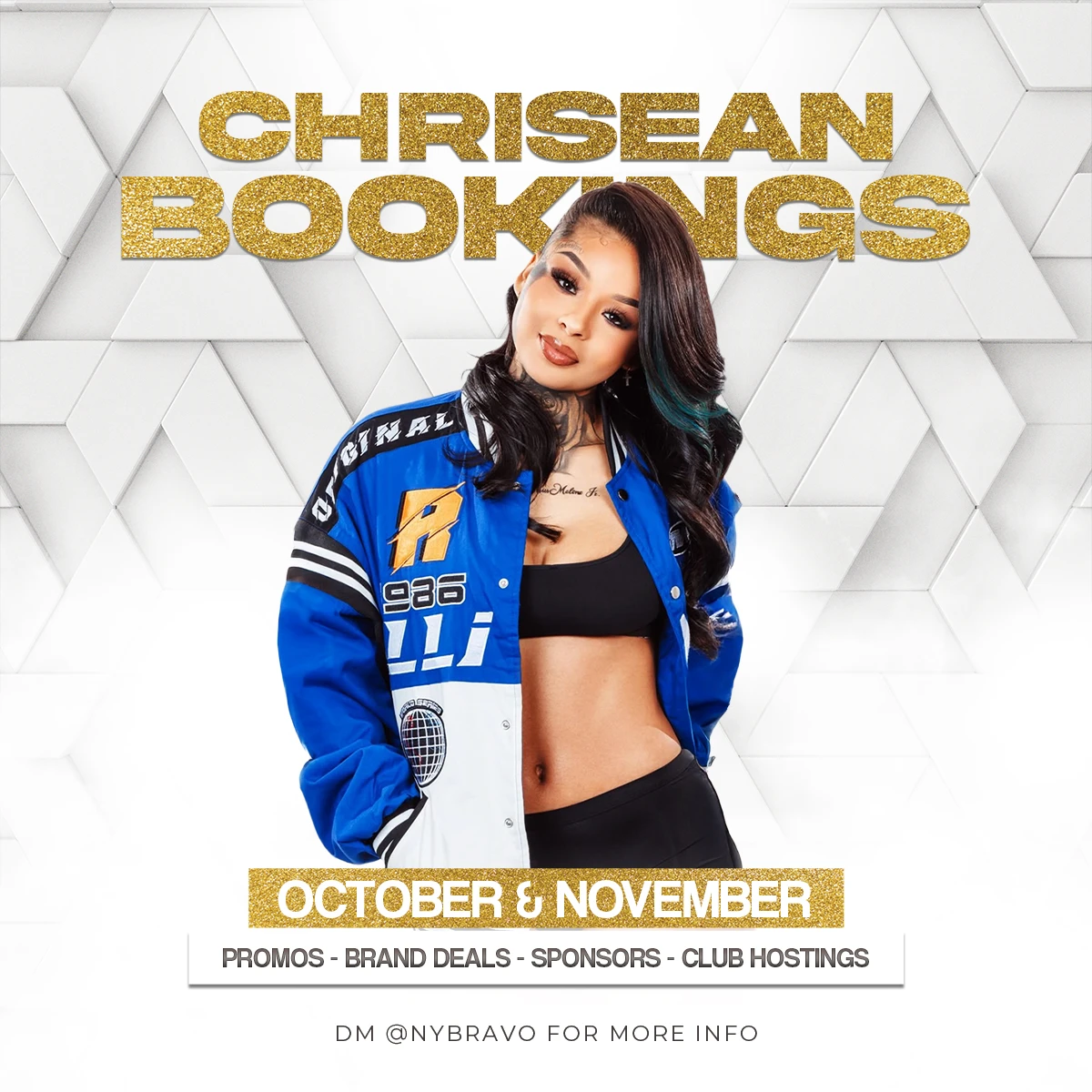Show promo flyer design by DRES.GFX, Los Angeles graphic designer