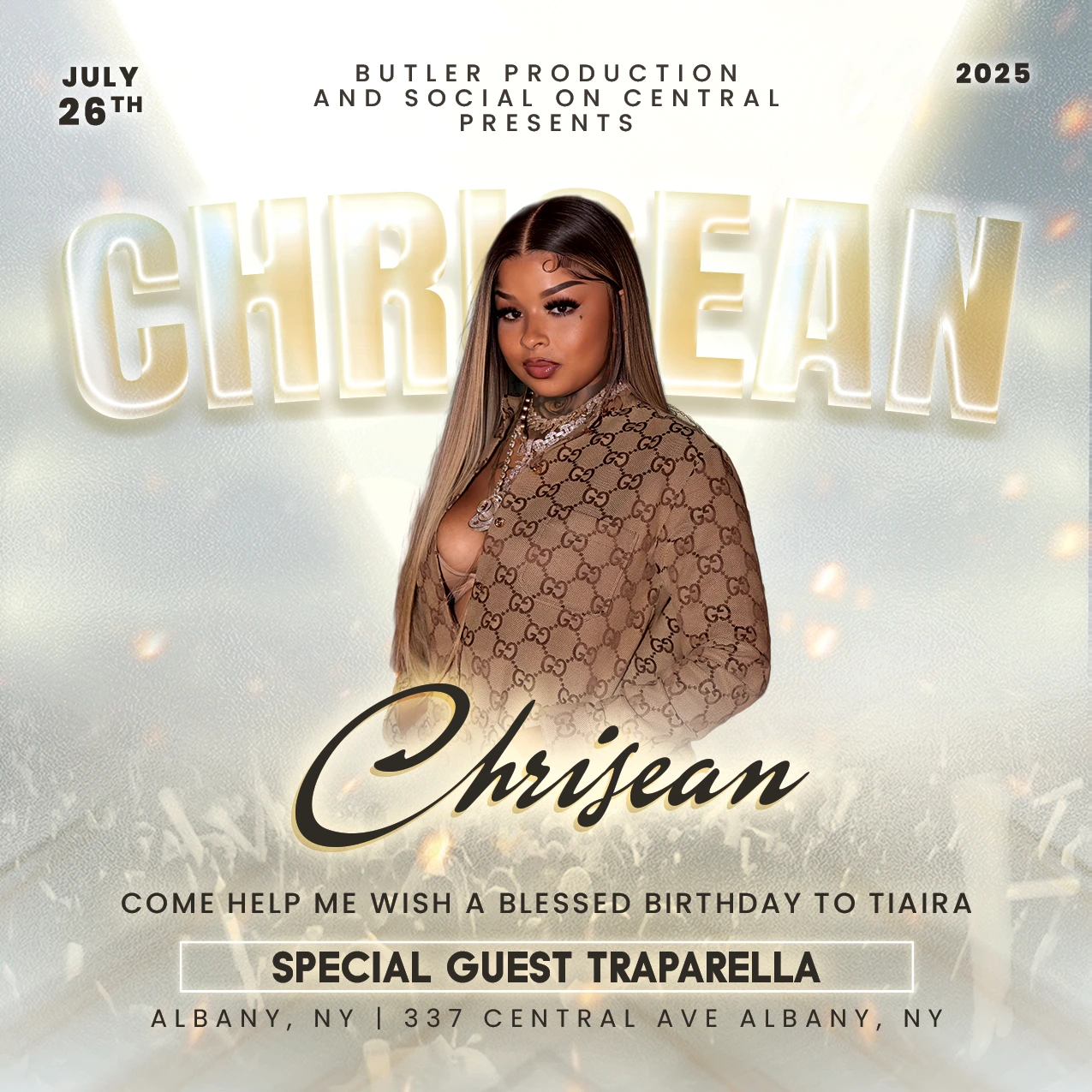 Show promo flyer design by DRES.GFX, Los Angeles graphic designer