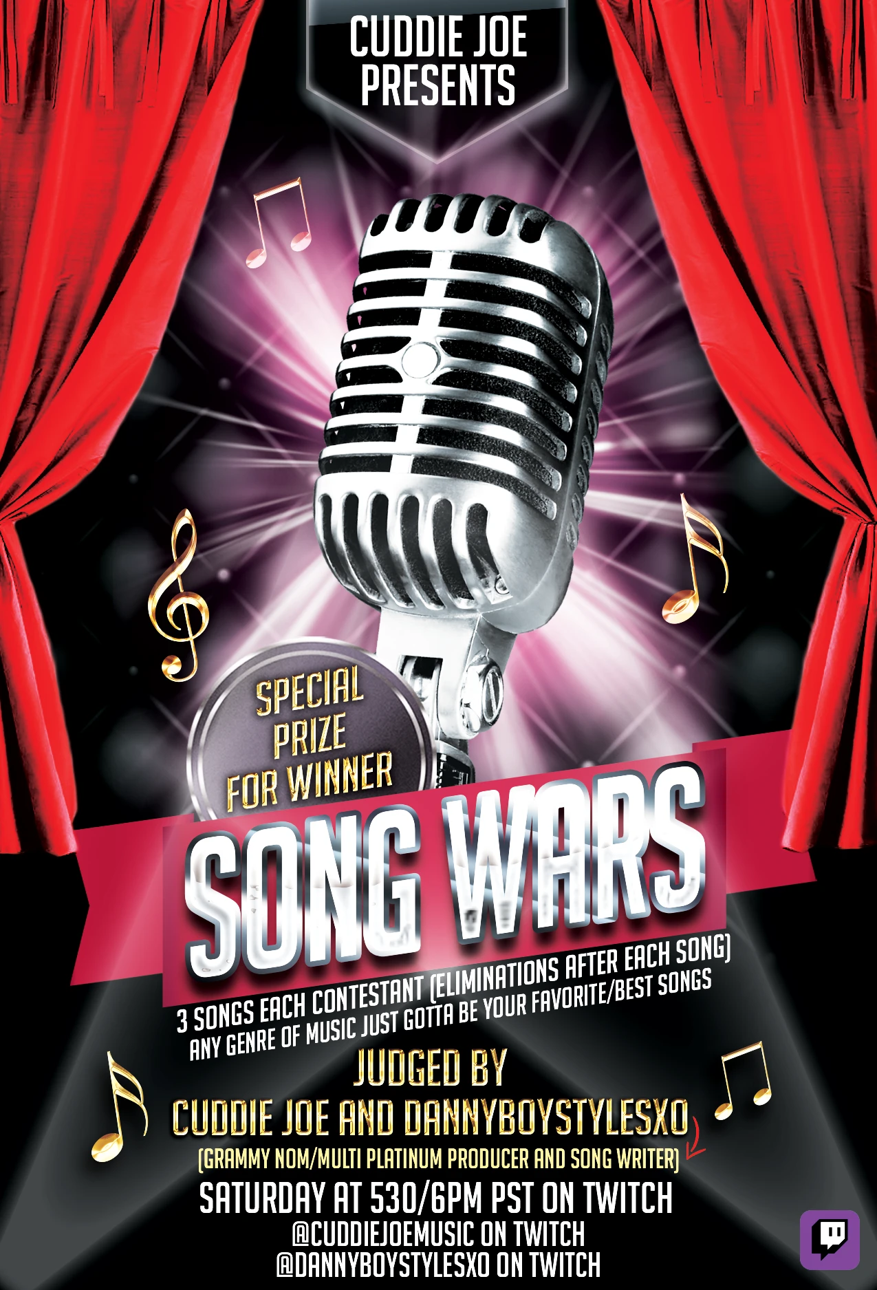 Event flyer design by DRES.GFX, Los Angeles graphic designer