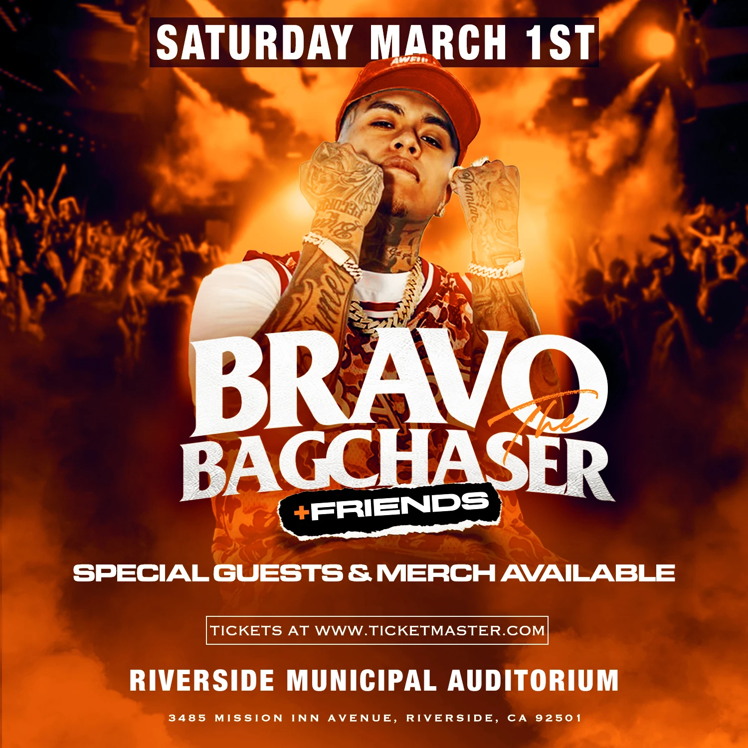 Show promo flyer design by DRES.GFX, Los Angeles graphic designer